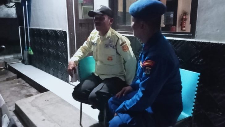 Satpolairud Laksanakan Patroli Barcode Malam Hari Untuk Jaga Objek Vital Tetap Aman