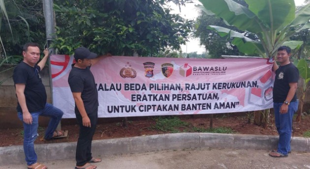 Sat Reskrim Polresta Tangerang berpartisipasi dalam mewujudkan suasana aman dan damai dalam tahapan pemilu 2024