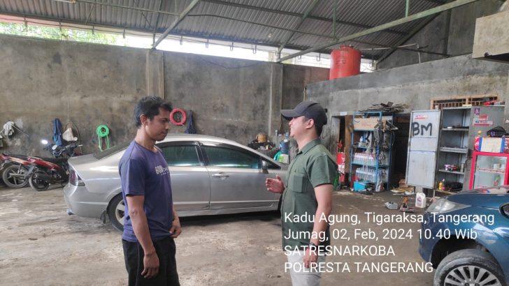Menjelang Pemilu 2024 Sat Resnarkoba Polresta Tangerang Laksanakan Kegiatan Cooling Syste