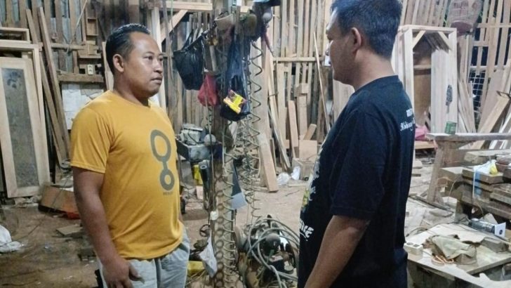 Personil Sat Resnarkoba Melaksanakan himbauan Kamtibmas di Wilayah Hukum Polresta Tangerang
