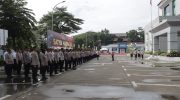 Anggota Sat Reskrim dan Polresta Tangerang Ikuti Apel Pagi di Bawah Pimpinan Wakapolresta
