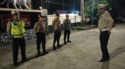 Polsek Mauk Polresta Tangerang Polda Banten Melaksanakan Apel Malam Di Pimpin Kanit Lantas