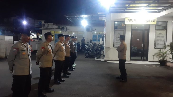 Pawas Polsek Pasar Kemis Pimpin Apel Malam Dilanjutkan Patroli Mobile