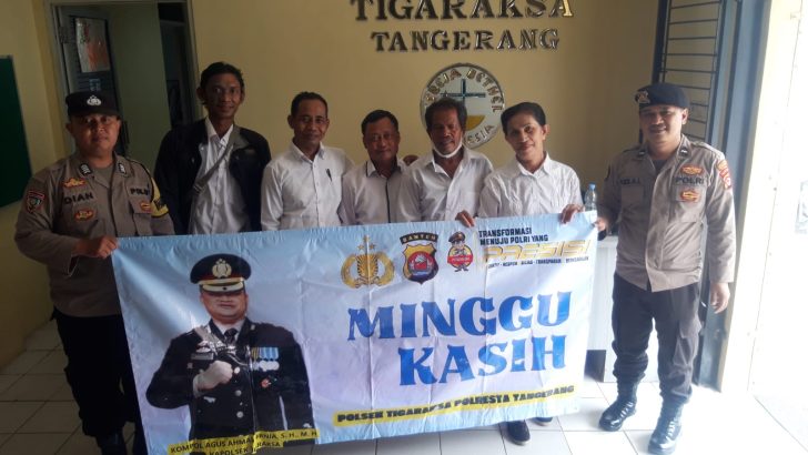 Minggu Kasih Polsek Tigaraksa Di Gereja Bethel Indonesia (GBI)