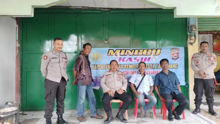 Kanit Binmas Polsek Pasar Kemis Laksanakan Minggu Kasih Bersama Masyarakat