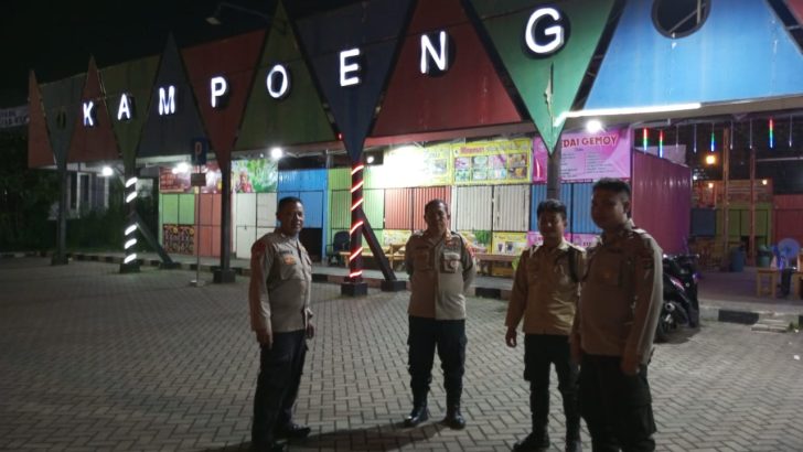 Perwira Pengawas Polsek Pasar Kemis Patroli Mobile Kuliner Bumi Indah