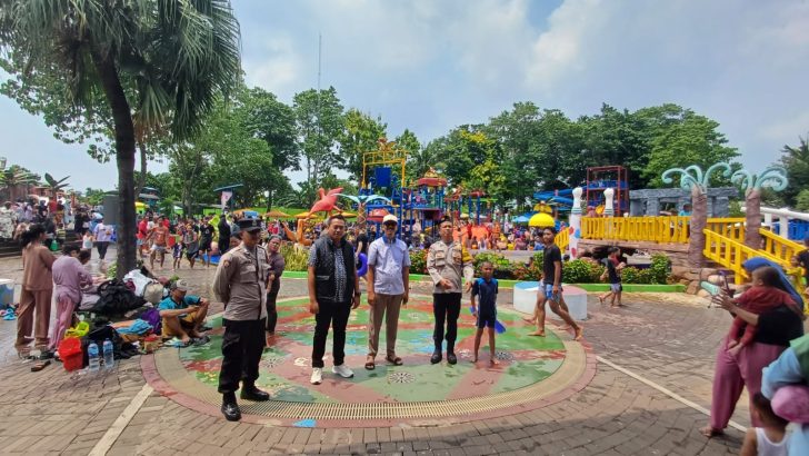 Pawas Polsek Pasar kemis Polresta Tangerang Pimpin Patroli Tempat Wisata