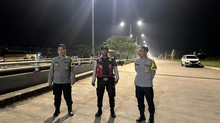 Patroli mobile Antisipasi Gangguan Kamtibmas di Darkum Polsek Pasar Kemis