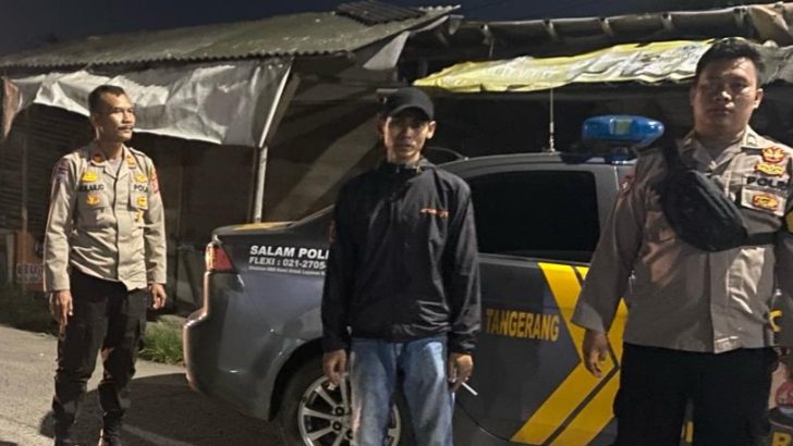 PERSONIL POLSEK RAJEG MELAKSANAKAN PATROLI RUTIN ANTISIPASI GUANTIBMAS DI WILAYAH KECAMATAN RAJEG-TANGERANG.
