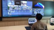 Anggota Command Center Polresta Tangerang laksanakan pemantauan CCTV guna memonitoring situasi Kamtibmas di Daerah Hukum Polresta Tangerang