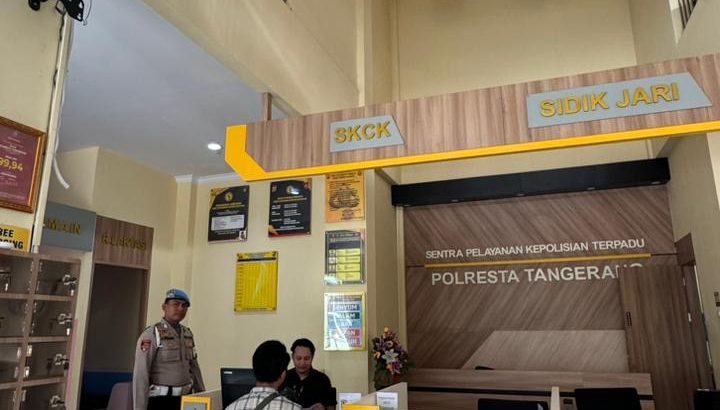 PENGECEKAN PETUGAS SKCK POLRESTA TANGERANG OLEH PIKET SIPROPAM POLRESTA TANGERANG
