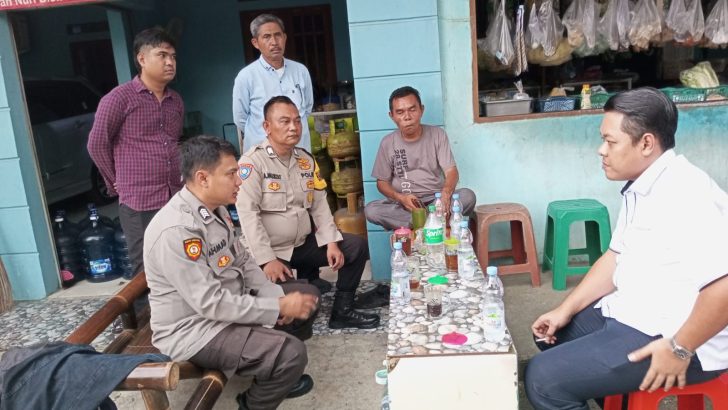 Anggota Polsek Pasar Kemis Patroli Rutin Sambang di Pemukiman Penduduk