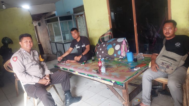 Kegiatan rutin bhabinkamtibmas polsek rajeg, melakukan kegiatan sambang DDS kepada masyarakat