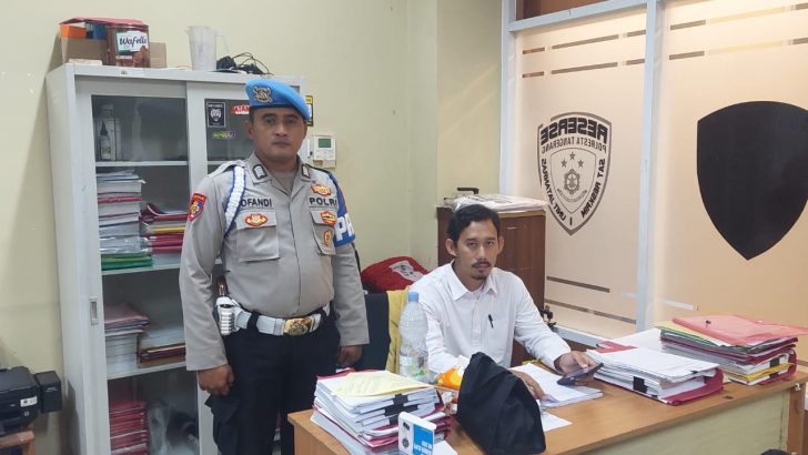 PENGECEKAN KEHADIRAN PIKET SATRESKRIM POLRESTA TANGERANG OLEH PIKET SIPROPAM POLRESTA TANGERANG