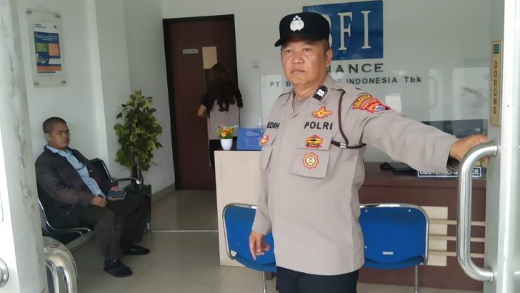 KONTROL DAN PANTAU OBJEK VITAL, AIPTU DEDIH SAMBANG KANTOR BFI CITRA RAYA