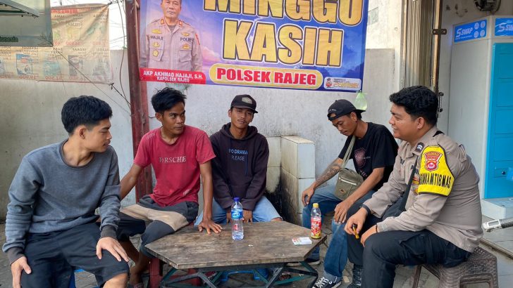 BHABINKAMTINMAS DESA TANJAKAN MELAKSANAKAN PROGRAM MINGGU KASIH