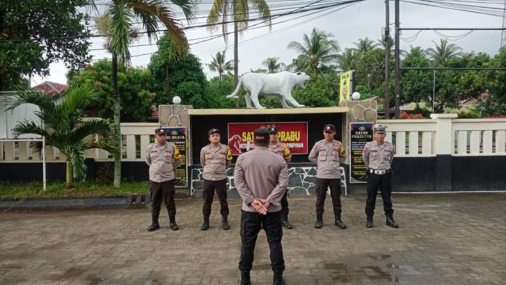 Tingkatkan Disiplin, Personil Polsek Mauk Polresta Tangerang Polda Banten Giat Apel Pagi