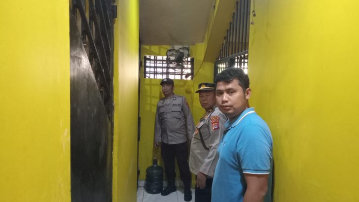 Pawas Polsek Panongan Iptu Ngadiyo Lakukan Giat Pengecekan Ruang Tahanan