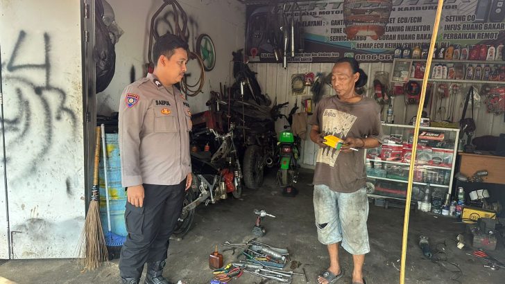 Anggota Polsek Pasar Kemis Sambang DDS, Sampaikan Himbauan Kamtibmas Kepada Warga
