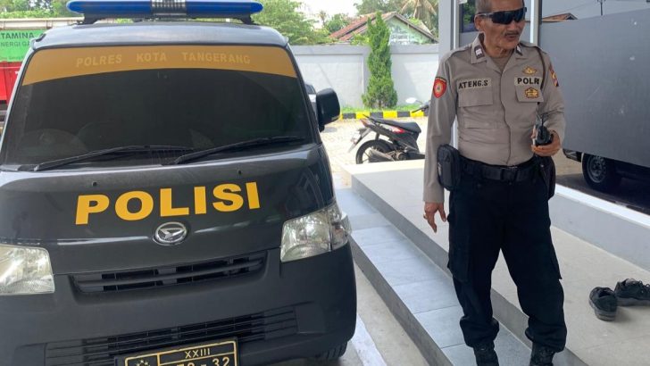 Polsek Kresek laksanakan Patroli Barcode  dan Patroli Mobile antisipasi Gangguan Kamtibmas di wilayah