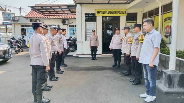 Polsek Pasar Kemis Laksanakan Serah Terima Tugas Jaga