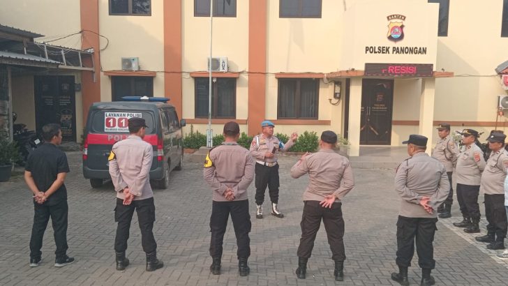 Tingkatkan Disiplin Personil Polsek Panongan Laksanakan Apel Pagi