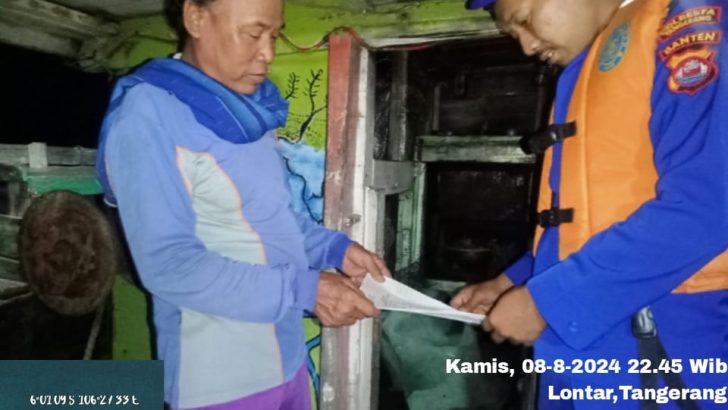 Tingkatkan Giat Patroli Di Wilayah Perairan Lontar Banten Oleh Personel Sat Polairud Polresta Tangerang