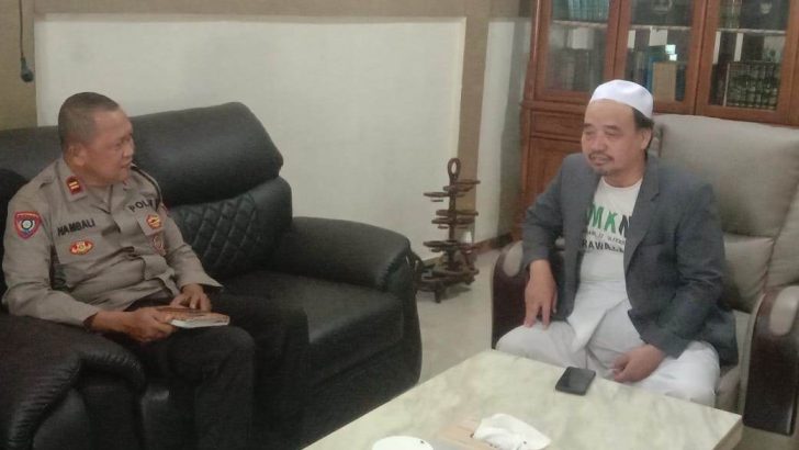 Jalin Silaturahmi, PS. Kanit Bintibsos Iptu A. Hambali Sambagi Tokoh Agama Kecamatan Tigaraksa