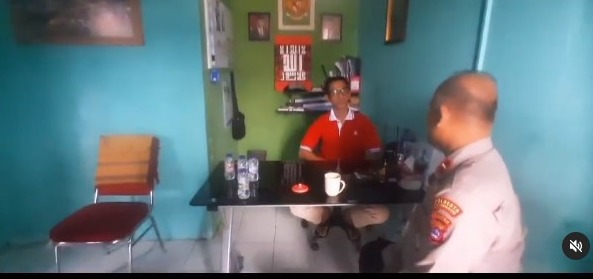 PS. Kanit Binkamsa Satbinmas Polresta Tangerang Himbau Masayarakat Kecamatan Balaraja Tentang Kamtibmas