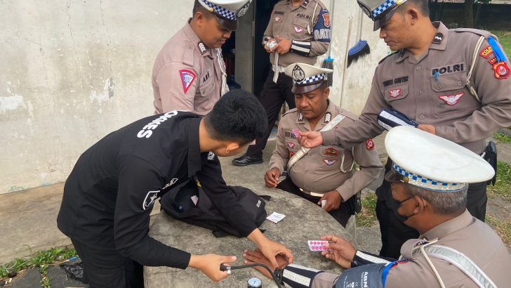 Patroli Kesehatan Sidokkes Polresta Tangerang Kepada Anggota Dalam Rangka Operasi Patuh Maung 2024