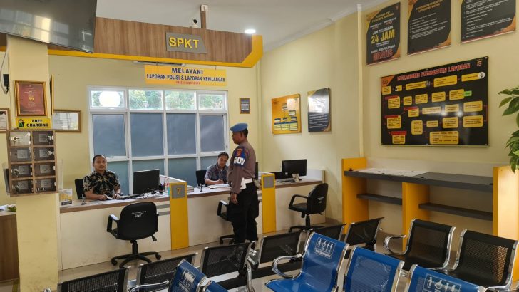 Gedung pelayanan SPKT dilakukan pengecekan oleh Sipropam Polresta Tangerang