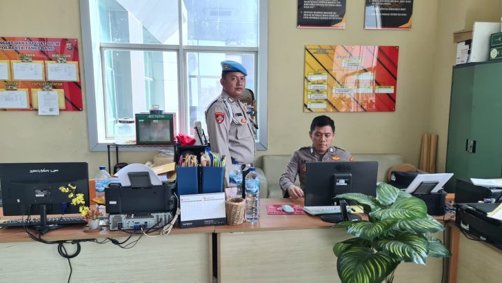 RUANG SIUM POLRESTA TANGERANG DI CEK SITUASI OLEH SIPROPAM