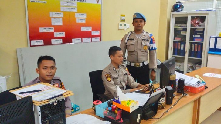 RUANG SATSAMAPTA POLRESTA TANGERANG DICEK OLEH SIPROPAM