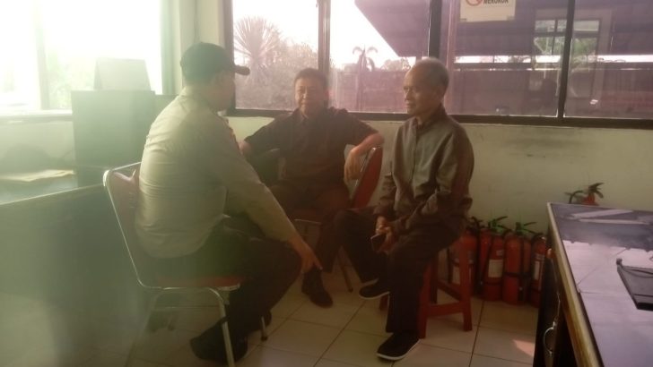 Personil Sat Pamobvit Polresta Tangerang melaksanakan patroli dialogis ke Kantor Pengelola Kawasan Industri Cikupamas