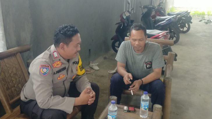 Bripka Ada Prantona Bhabinkamtibmas Polsek Balaraja Polresta Tangerang Polda Banten Sambang Tokoh Masyarakat