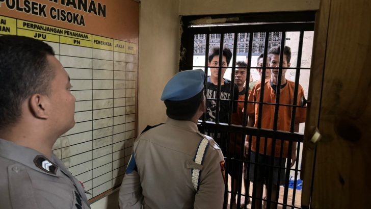 PENGECEKAN KESIAPSIAGAAN POLSEK CISOKA OLEH SIPROPAM POLRESTA TANGERANG
