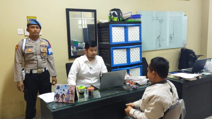 RUANG SATRESKRIM POLRESTA TANGERANG DICEK OLEH SIPROPAM