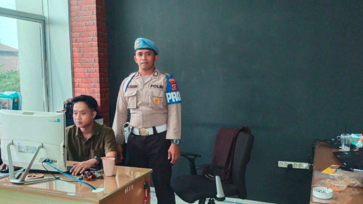 RUANG HUMAS POLRESTA TANGERANG DICEK OLEH SIPROPAM