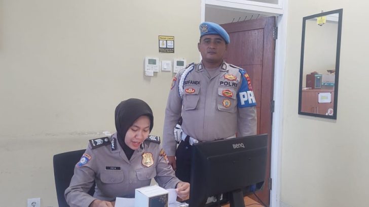 RUANG SATBINMAS POLRESTA TANGERANG DICEK OLEH SIPROPAM