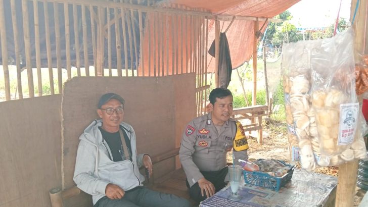 Bhabinkamtibmas  Polsek Balaraja Polresta Tangerang, memberikaan pesan-pesan kamtibmas kepada warga Binaan, tentang pilkada  aman, damai dan sejuk.