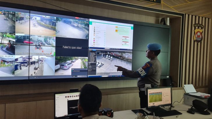 SIPROPAM CEK RUANG COMMAND CENTRE POLRESTA TANGERANG