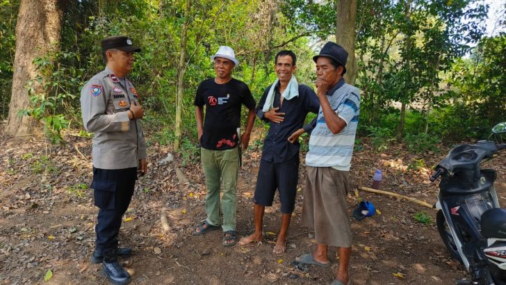 Kegiatan Himbauan Bhabinkamtibmas Polsek Balaraja Aipda Rahmat kepada Bpk Rohman selaku warga binaan