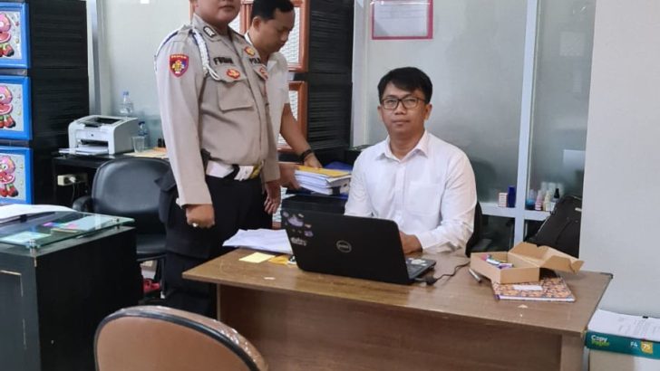 RUANG SATRESKRIM POLRESTA TANGERANG DICEK OLEH SIPROPAM