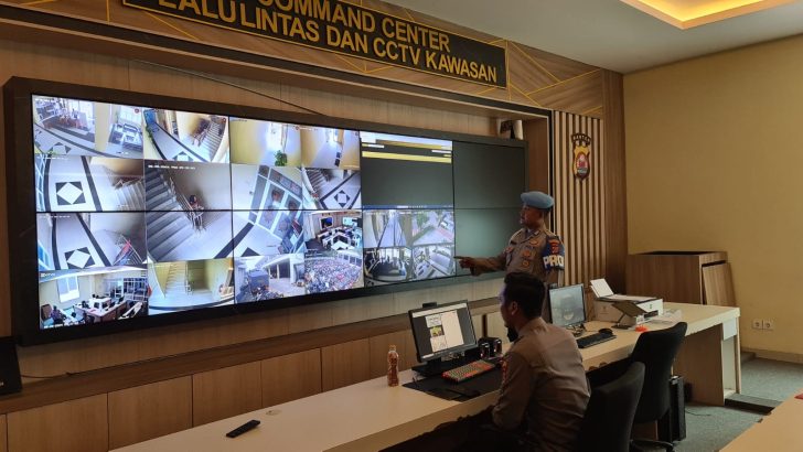 SIPROPAM CEK RUANG COMMAND CENTRE POLRESTA TANGERANG