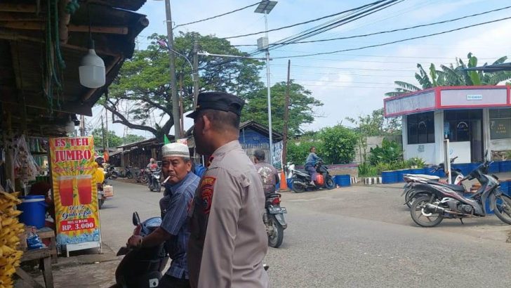Satuan Pembinaan Masyarakat Polresta Tangerang Berikan Himbauan Kamtibmas Kepada Masyarakat