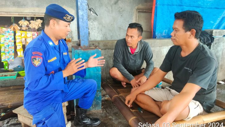 Agar situasi Kamtibmas aman kondusif,Aiptu Sahrudin melaksanakan kegiatan cooling sistem di desa muncung kec Kronjo