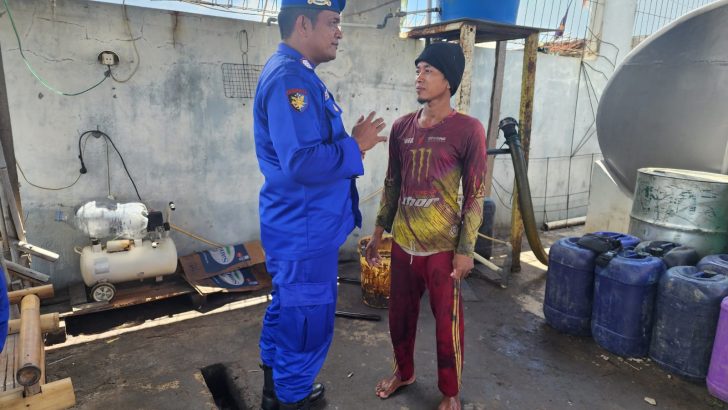 Terjalinnya komunikasi yang baik,,anggota satpolairud melaksanakan cooling sistem kepada masyarakat nelayan pagedangan ilir