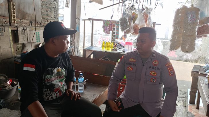 Bhabinkamtibmas Polsek Cisoka Polresta Tangerang Menggelar Giat Sambang DDS Sekaligus Memberikan Pesan Pesan Kamtibmas