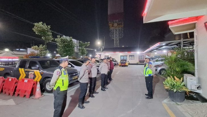 Ipda Udi Muhdi Komandoi Apel Malam, Polsek Cikupa Intensifkan Patroli