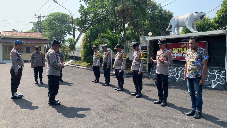 Tingkatkan Disiplin, Personil Polsek Mauk Polresta Tangerang Polda Banten Giat Apel Pagi